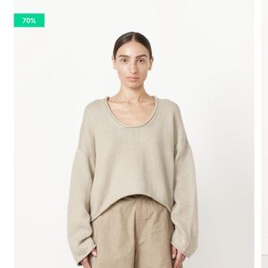 ISO: Lauren Manoogian roving u neck cropped cotton sweater